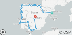  16-Tage Nordspanien, Lusitanien &amp; Andalusien ab Barcelona - 25 Destinationen 