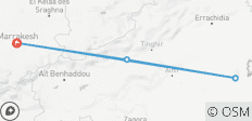  3 jours de visite du désert du Sahara - retour à Marrakech - 4 destinations 