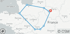 Ultimative 8-Tage, 7-Nächte Mehrtagestour ab Paris - 9 Destinationen 