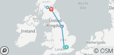  Londen, York &amp; Edinburgh - 6 bestemmingen 