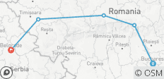  Bucarest-Belgrade via la Transylvanie Circuit en petit groupe - Un voyage inoubliable dans les Balkans - 5 destinations 