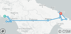  Essentie van Zuid-Italië - van Pompeii tot Apulië in 9 dagen - 13 bestemmingen 