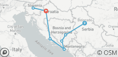  Belgrado naar Zagreb via Dubrovnik (Bled&amp;Plitvica) Kleine Groepsreis - 8 bestemmingen 