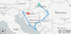  Tour von Budapest nach Zagreb &amp; Dubrovnik Kleingruppenreise - 10 Destinationen 
