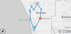  Namibia entdecken - Camping - 13 Destinationen 