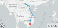  Experiencia única en Vietnam - Viaje de 14 días de Norte a Sur - 7 destinos 