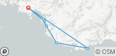  Voie Lycienne Turquie : Randonnée de Fethiye à Kas - 7 destinations 