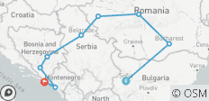  Kleine Groepsreis Sofia naar Dubrovnik via Transsylvanië &amp; Mostar - 9 bestemmingen 