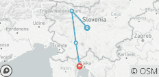  Coast Express - Passerelle slovène de Ljubljana à Opatija - 4 destinations 