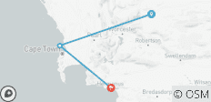  Kaapstad 3-Daagse Aquila Safari Overnachting &amp; Robbeneiland Getaway &amp; Beste Kaapstad Hermanus Walvistour met Vervoer - 3 bestemmingen 