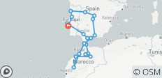  Andalousie, Maroc et Porto depuis Lisbonne - 15 jours - 23 destinations 