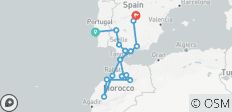  Lisbonne, Andalousie et Marrakech - 12 jours - 18 destinations 