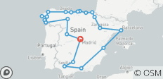  Spanje Ongedekt - 14 dagen - 24 bestemmingen 