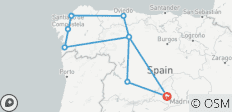  Madrid, Santiago &amp; Leon - 6 Tage - 11 Destinationen 
