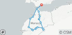  Exploration du Maroc depuis la Costa del Sol (supérieure) - 9 jours - 21 destinations 