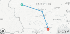  Les joyaux du Rajasthan 5 nuits / 6 jours - 4 destinations 