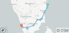  Voyage en Inde du Sud et au Kerala - 14 jours - 15 destinations 