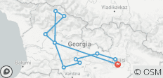  Georgia 9 Days Self-Drive Road Trip: Culture, Castles &amp; Mountain Adventures - 12 destinations 