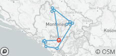  Montenegro 8 Days Self-Drive: Rafting, Jeep Safari, Boat Trip, Wine Tasting - 13 destinations 
