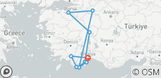  Türkei - Die schönsten Etappen auf dem östlichen Lykischen Weg (12 Tage) - 10 Destinationen 
