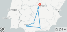  Circuit privé de 4 jours à travers le sud de l\'Espagne et Tolède au départ de Madrid - 6 destinations 