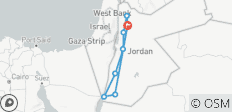  Rundreise Jordanien - 8 Destinationen 