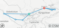  Uzbekistán y Kirguistán - Ruta de descubrimiento de 15 días - 15 destinos 