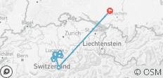  Rondleiding door Luzern en het Vierwoudstedenmeer vanaf de Zwitserse grens - 10 bestemmingen 