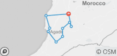  Radreise durch Südmarokko - 9 Destinationen 