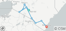  Von der Masai Mara an den Indischen Ozean (9 Destinationen) - 9 Destinationen 