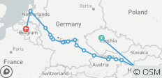  Prag &amp; Die Pracht Europas &amp; Belgische Köstlichkeiten - 19 Destinationen 