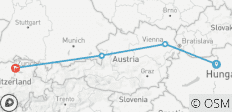  Du Danube aux Alpes : De Budapest à Zurich - 4 destinations 