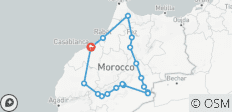  Marokko 10 Tage ab Casablanca: Reichsstädte und Wüstentour - 18 Destinationen 