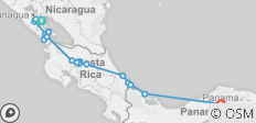  Nicaragua, Costa Rica &amp; Panama mit dem Rad - 19 Destinationen 