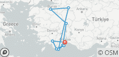  Türkei - Die schönsten Etappen auf dem östlichen Lykischen Weg (12 Tage) - 10 Destinationen 