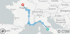  De Italia a Francia acaba en París (from Roma to Versalles) - 21 destinos 