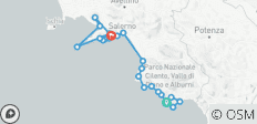  Cyclisme dans le Cilento et sur la côte amalfitaine - 28 destinations 