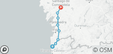  Pilgerweg Camino de Santiago - der portugiesische Weg (9 Tage) - 13 Destinationen 