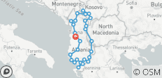  Tour d\'Albanie en groupe - avec le Kosovo et Ohrid - 28 destinations 