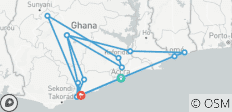  Ghana, Togo et Bénin - 11 jours - 16 destinations 