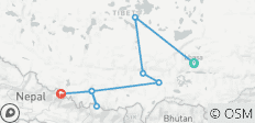  7 Daagse Tibet Lhasa naar Kathmandu Overland Groepsreis - 8 bestemmingen 