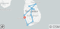  Rundreise Sri Lanka &amp; Baden an der Ostküste (inkl Flug) - 11 Destinationen 