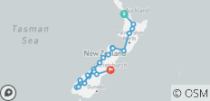  Trekking Tour in Neuseeland - 20 Destinationen 