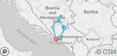  Wandern in Bosnien und Herzegowina - 12 Destinationen 