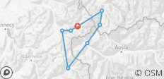  Mont Blanc Trekking Tour (mit Hotel Unterkunft) - 8 Destinationen 