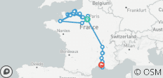  Activa y Descubre el Sena y el Ródano con 2 Noches en Saint-Malo (Visita al Monte St. Michel) - 36 destinos 