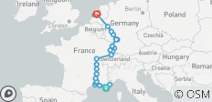  Una Experiencia Culinaria en el Rin y el Ródano Revelada con 2 Noches en la Riviera Francesa (Rumbo Norte) 2027 - 28 destinos 