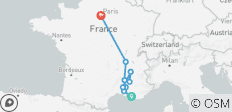  Een culinaire ervaring in Bourgondië &amp; de Provence met 2 nachten in Parijs (in noordelijke richting) 2027 - 9 bestemmingen 