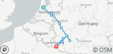  Rhein &amp; Mosel: Kanäle, Weinberge &amp; Schlösser - 12 Destinationen 