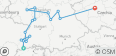  Christmastime from Basel to Nuremberg with 2 Nights in Prague 2027 - 15 destinations 